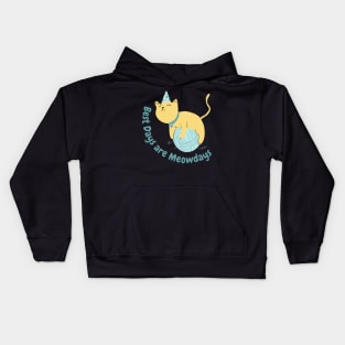 Best Days are the Meowdays Kids Hoodie